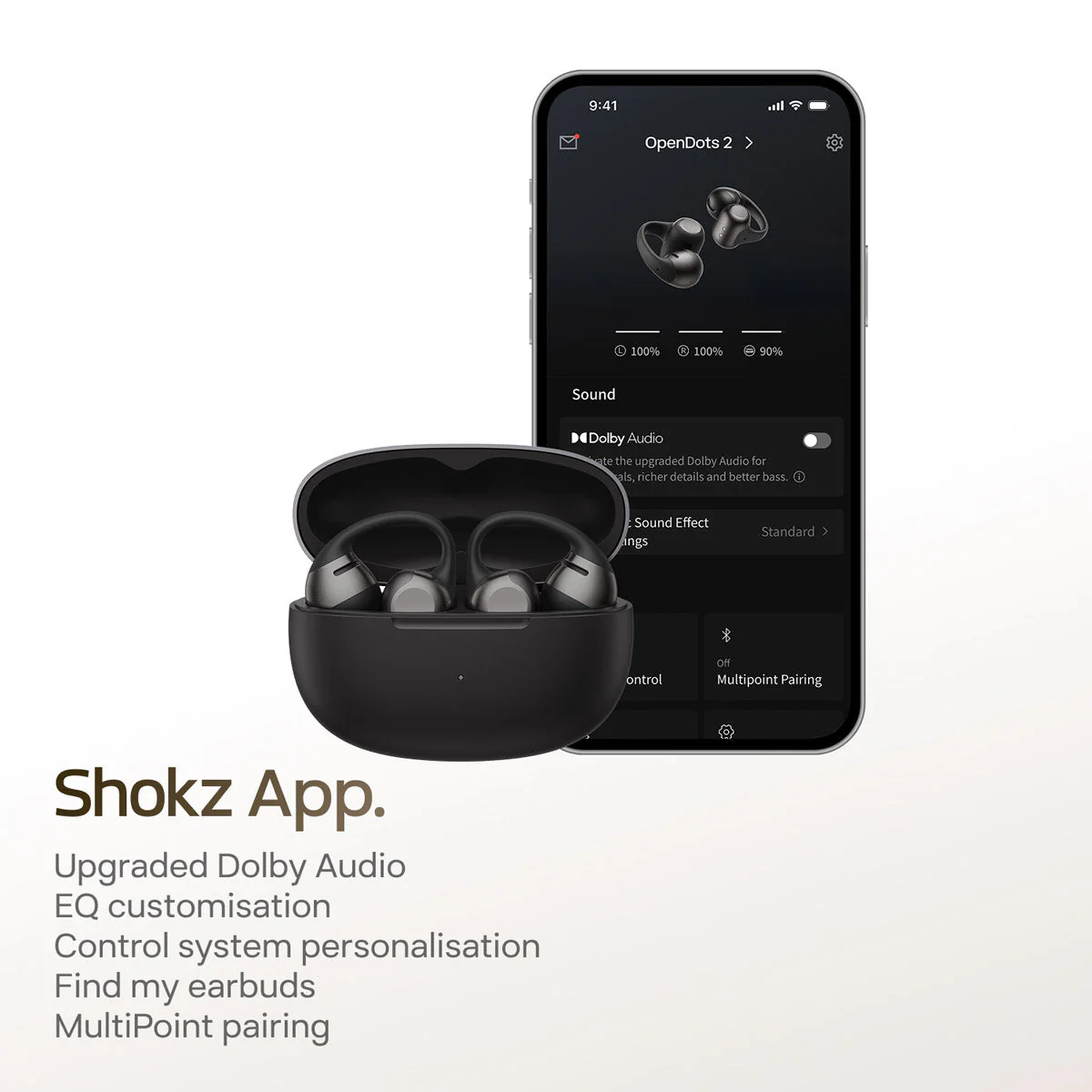 Shokz OpenDots 2 Wireless Bluetooth Headphones - Image 16